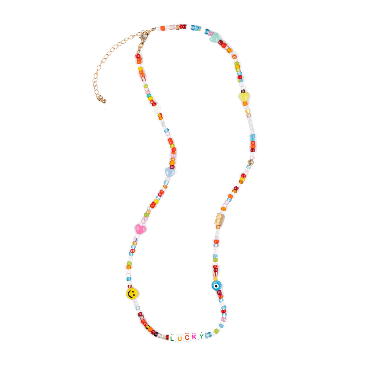 Colorful Beaded Lucky Necklace