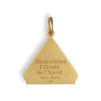 18K Abracadabra with meaningful and magical message.