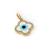 18K Natalie Clover Eye Flat