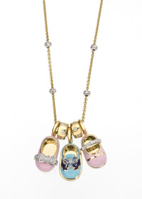 18K Necklace Shoe & Spacer Group 