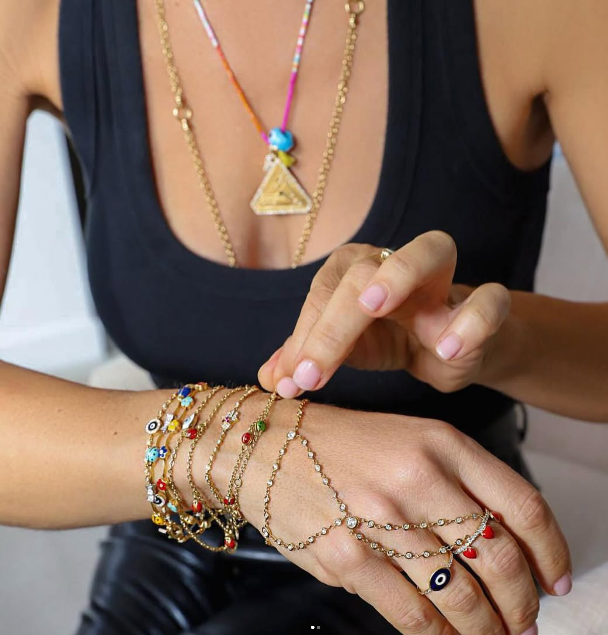 Colorful Beaded Lucky Necklace