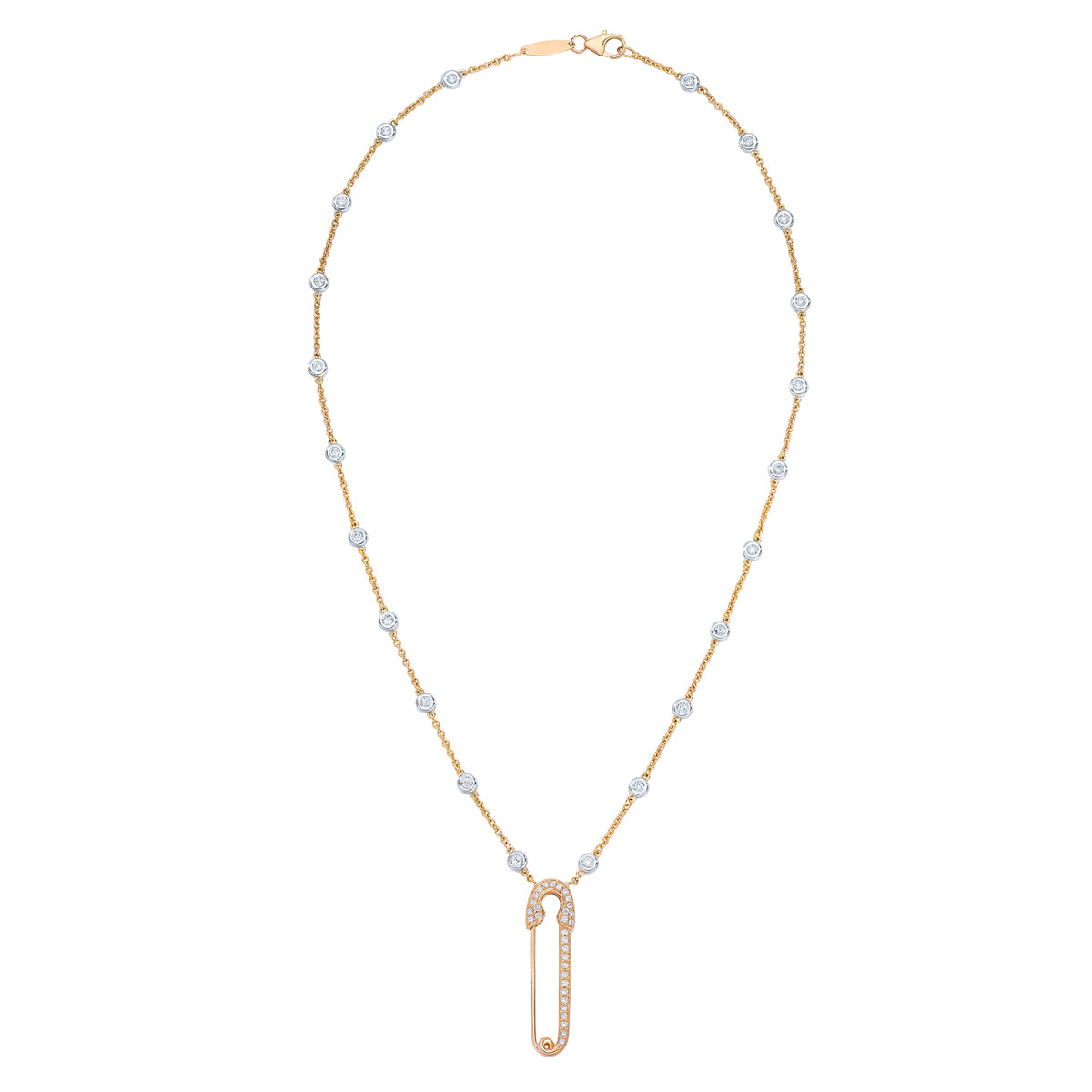 Diamond Safety Pin Chain – AB CORP