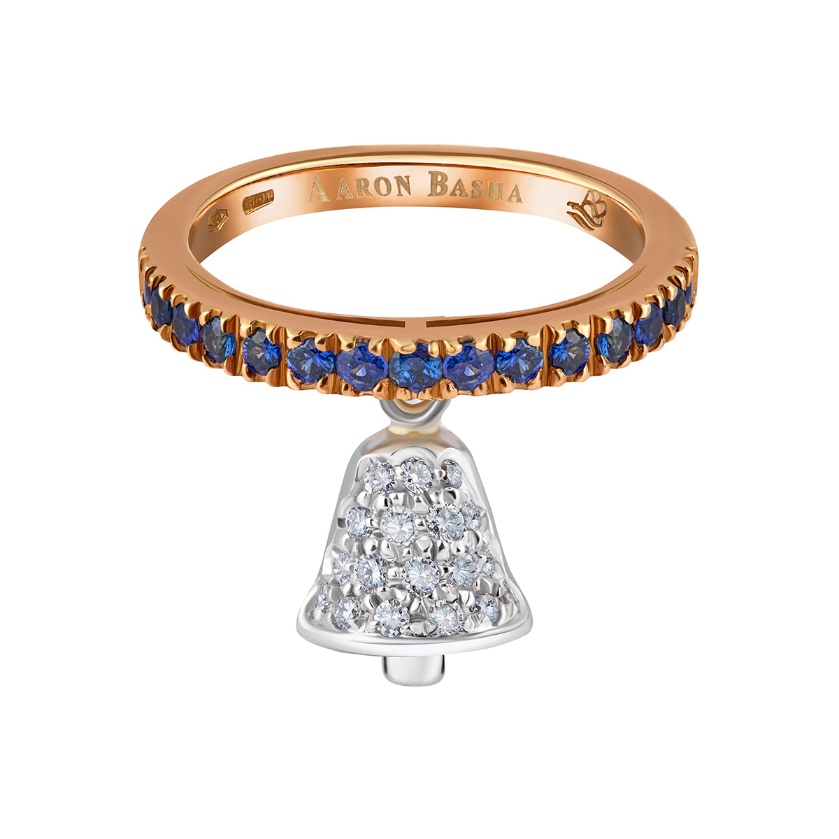 Sapphire & Diamond Bell Ring