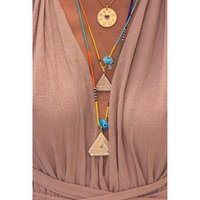 Abracadabra & Love is My Religion Colorful Necklace Stack