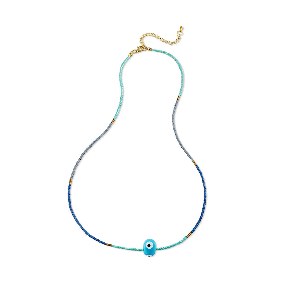 Alyssa Beaded Eye Necklace