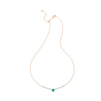 Emerald & Diamond Necklace