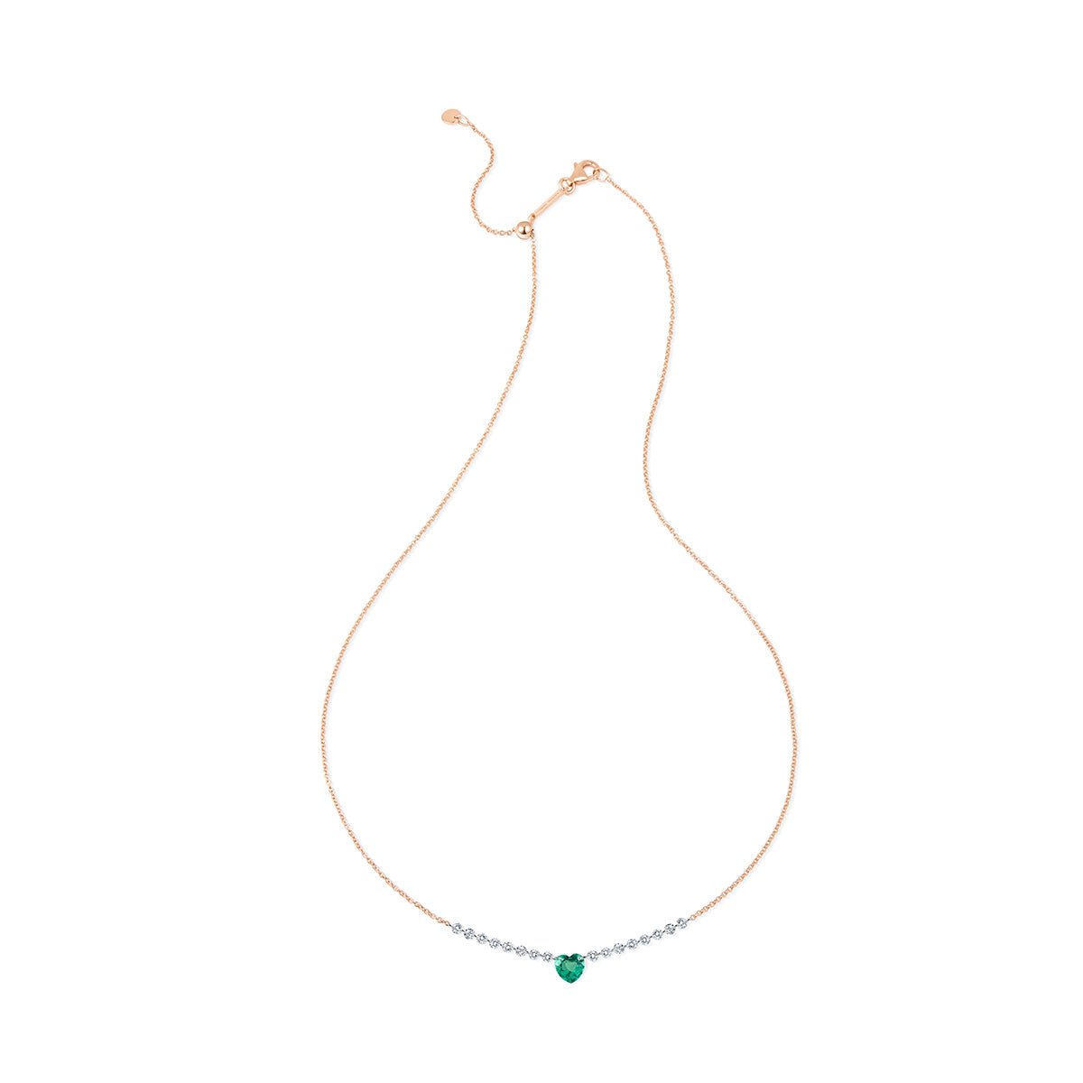 Emerald & Diamond Necklace