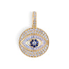 Sunburst Evil Eye Charm