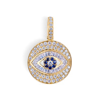 Sunburst Evil Eye Charm
