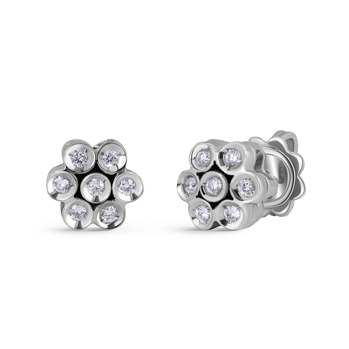 Aaron Basha Earrings - Diamond & Gold Butterfly Earrings Aaron Basha Earrings - Diamond & Gold Butterfly Earrings