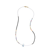 Helena Beaded Eye Necklace