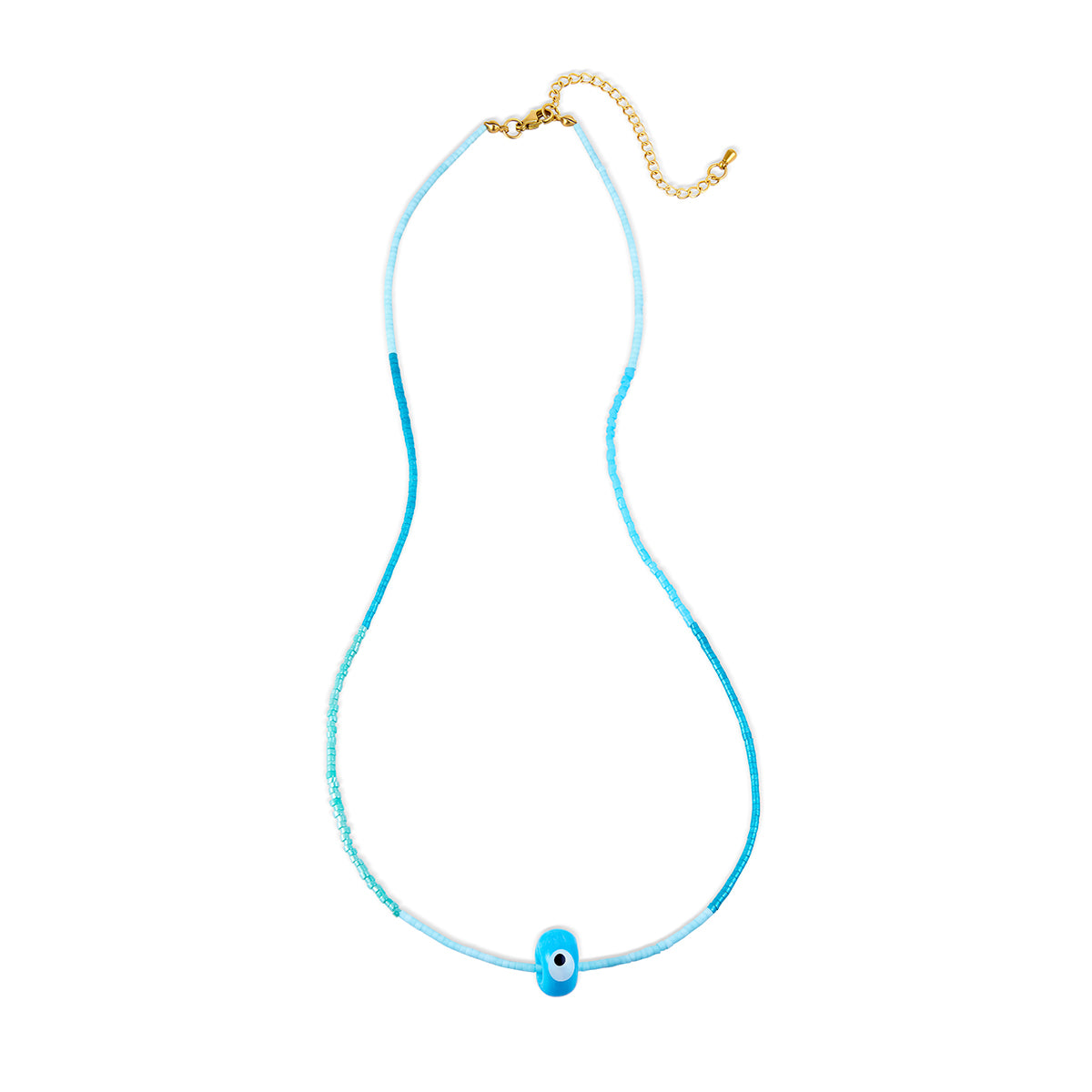 India Beaded Eye Necklace