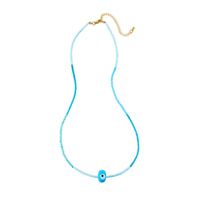 India Beaded Eye Necklace