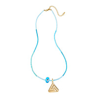 India Beaded Necklace paired with Small Simple Series 1 Abracadabra