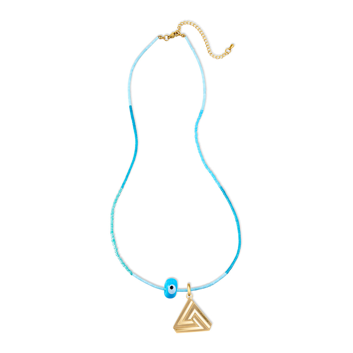 India Beaded Necklace paired with Small Simple Series 1 Abracadabra