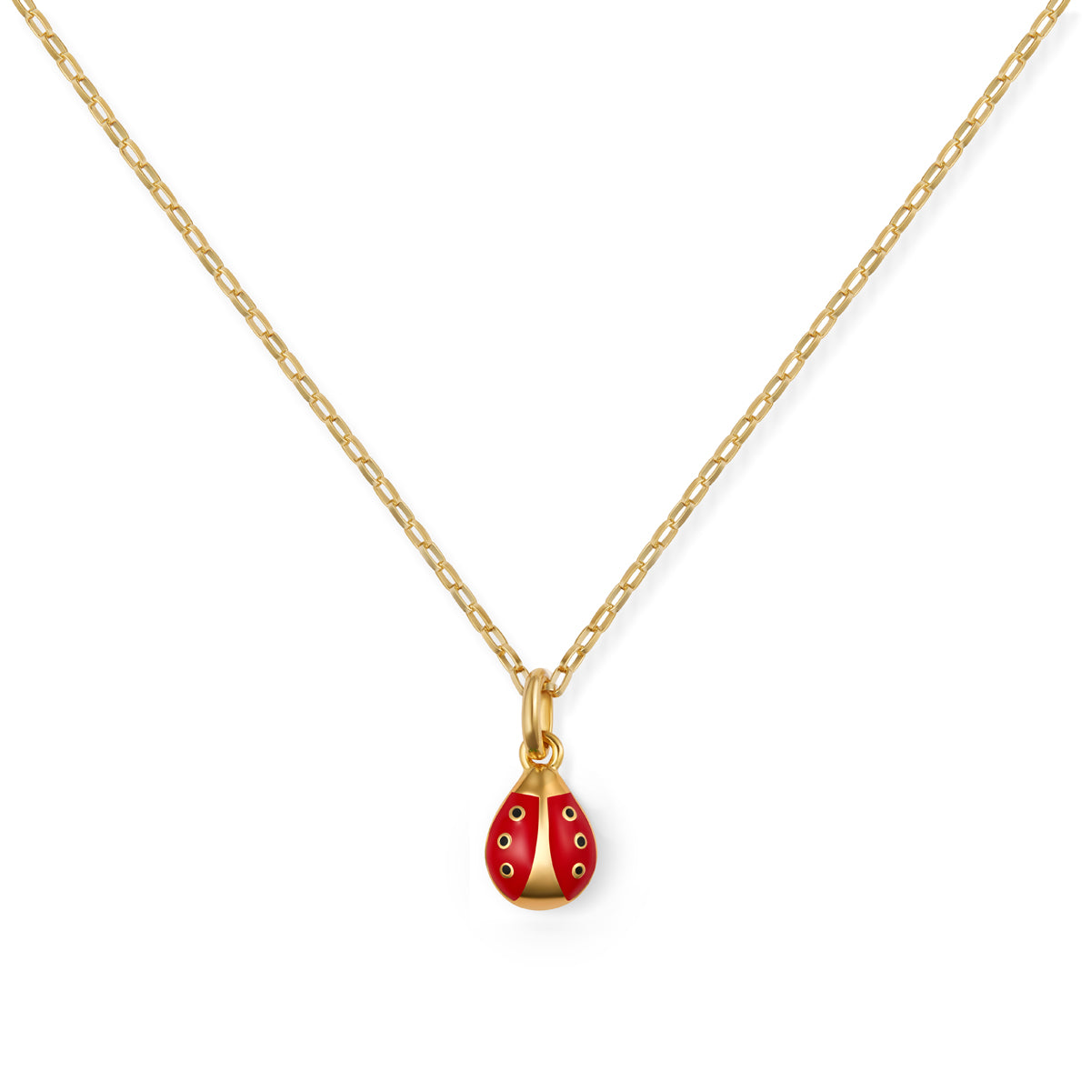 Ladybug_Girls_Vermeil_Charm_Red_Enamel_on_Link_Chain