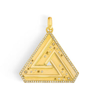 Large Abracadabra Triangle Series 5 featuring scattered accent diamonds that mimic distant stars.