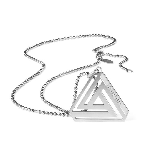 Large Silver Abracadabra Triangle Simple Series 4