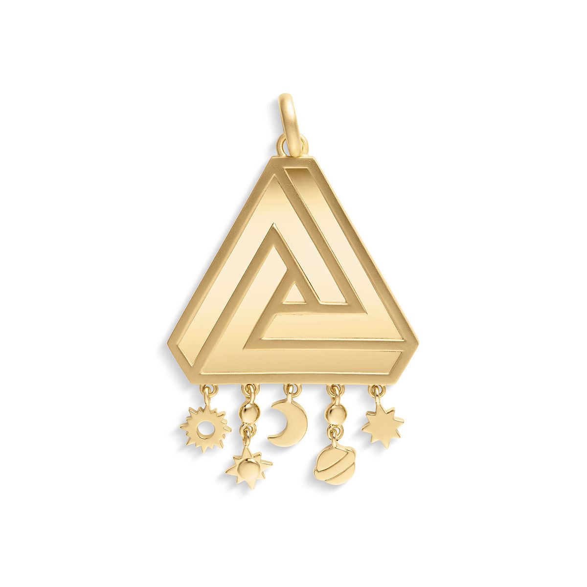 Large Simple 6 Abracadabra Charm