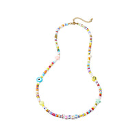 Lucky Beaded Eye Necklace