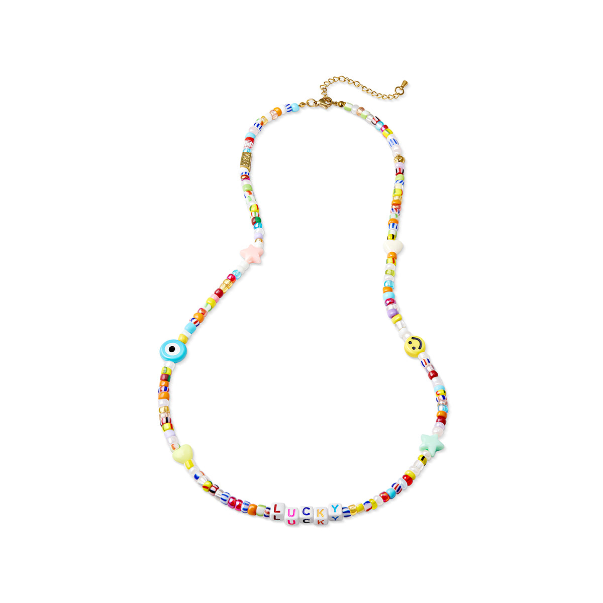 Lucky Beaded Eye Necklace
