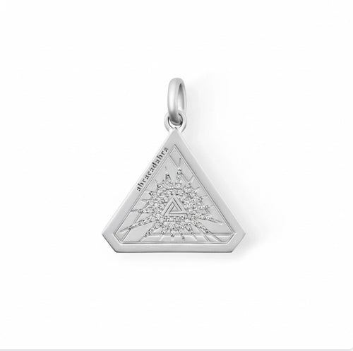 Small Silver Abracadabra Starburst Triangle Series 7