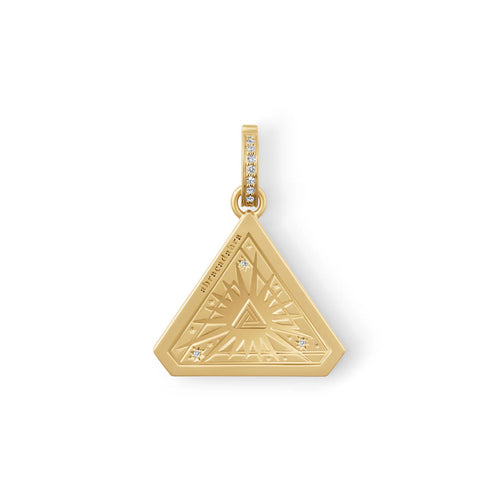 Small Abracadabra Triangle Simple Series 7 with Diamond Clip