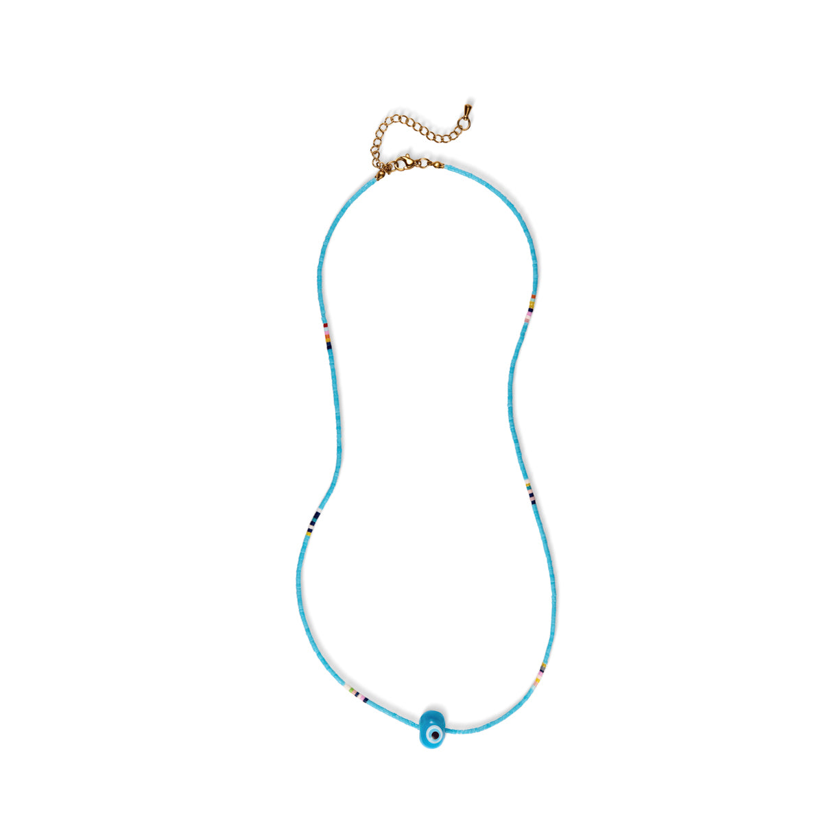 Maya Beaded Eye Necklace