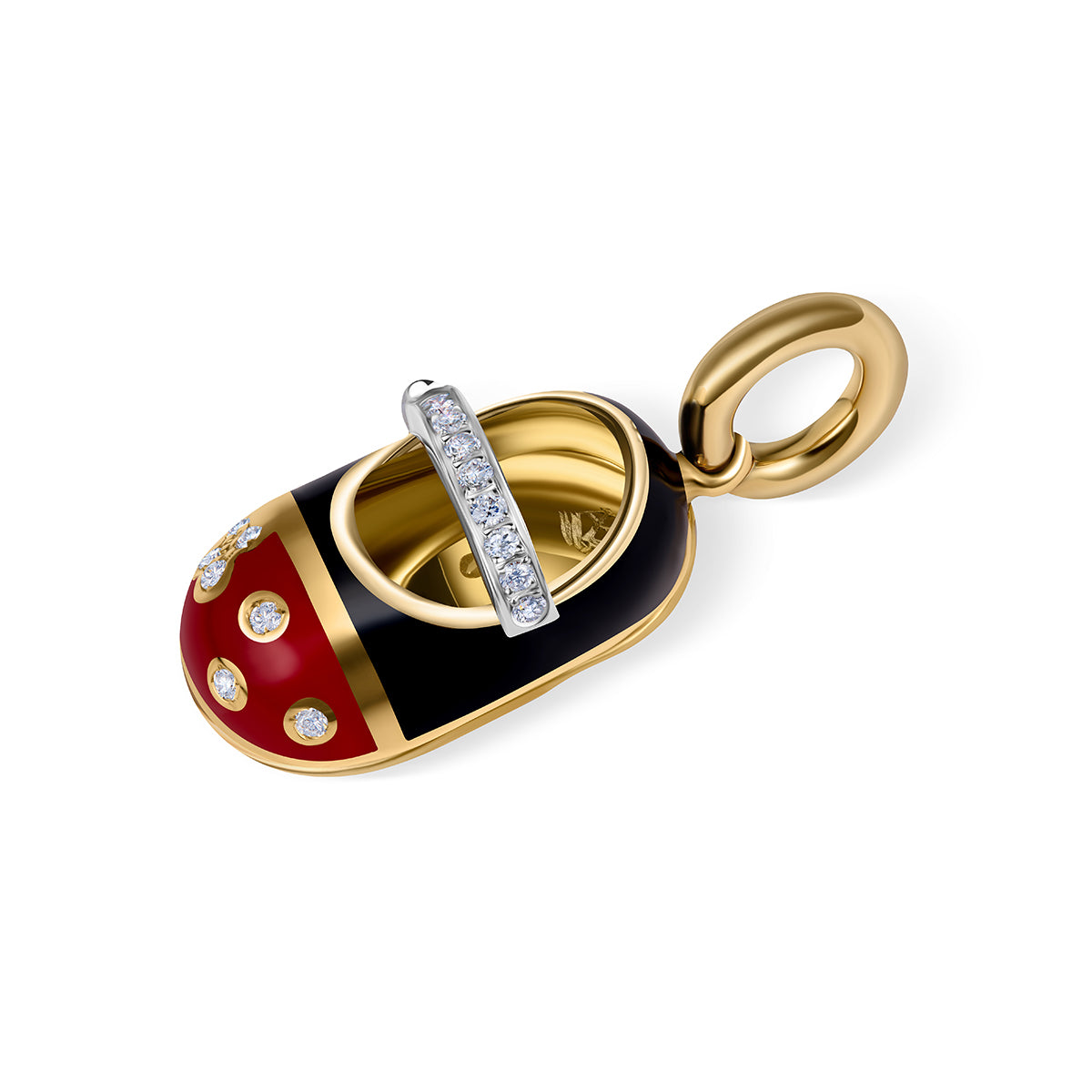 Mary Jane Diamond Flower Toe