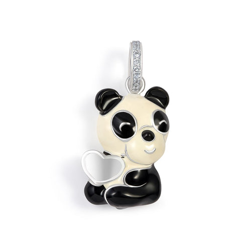 Panda Holding Heart
