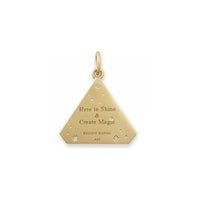 Small Abracadabra Triangle Simple Series 7 with meaningful message.