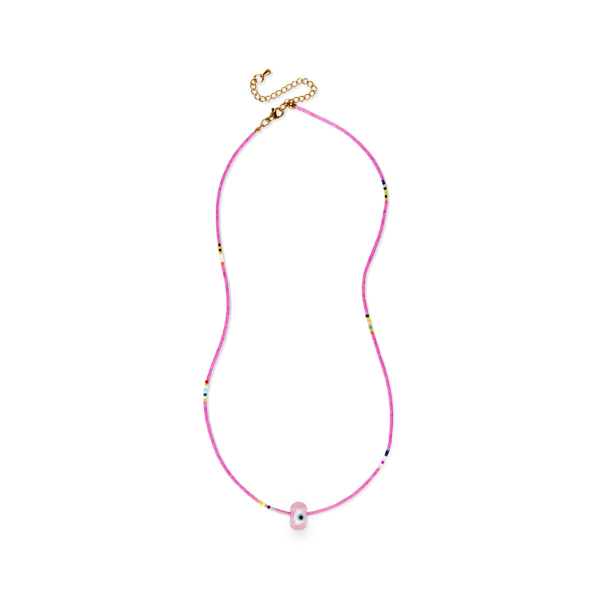 Sophie Beaded Eye Necklace