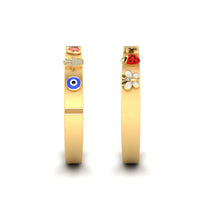 Shanti Bangle Bracelet in 14K Yellow Gold