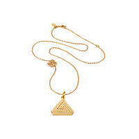 The 18 Vermeil & Diamond Necklace with Small Series 1 Abracadabra Detail