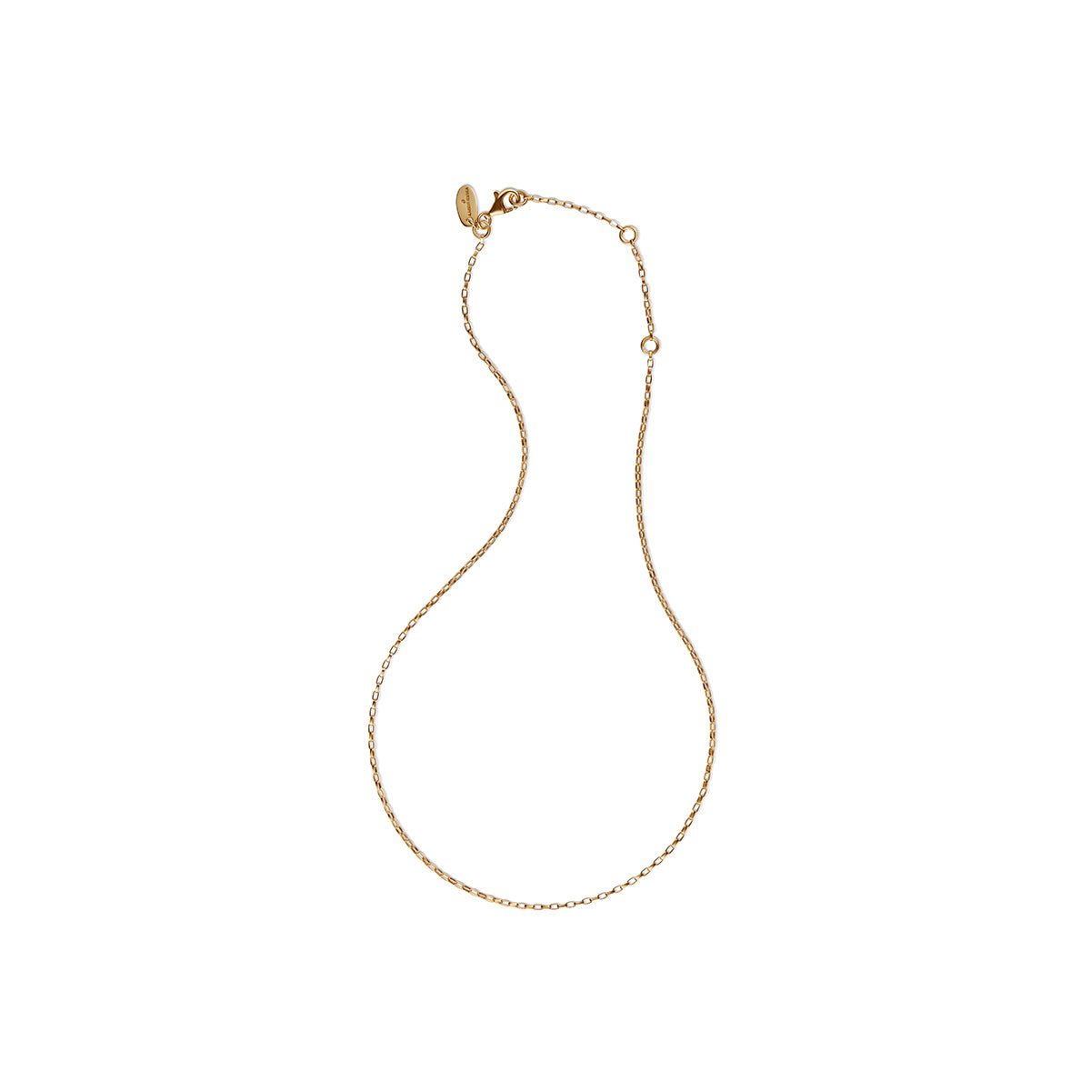 Vermeil Link Chain Choker Style 14-16"