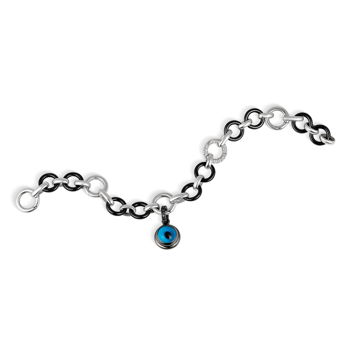 18K Gold and Black Ceramic Bracelet