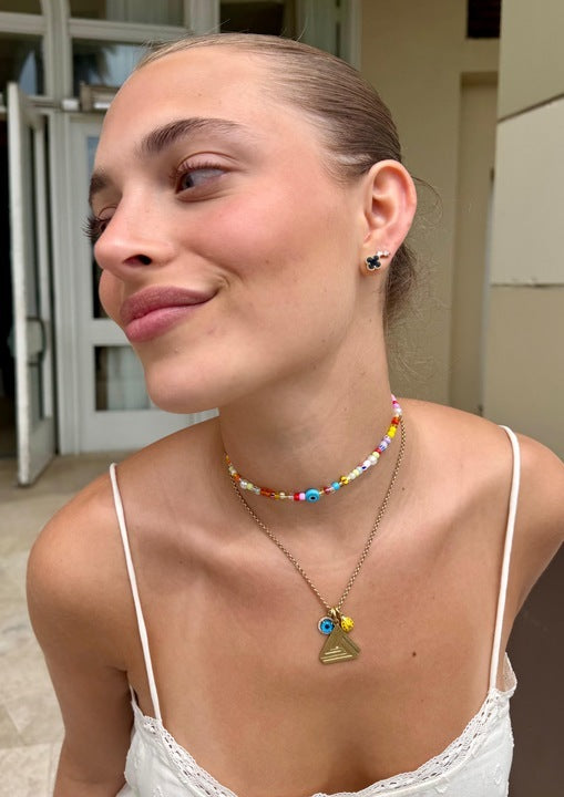 Colorful Beaded Choker