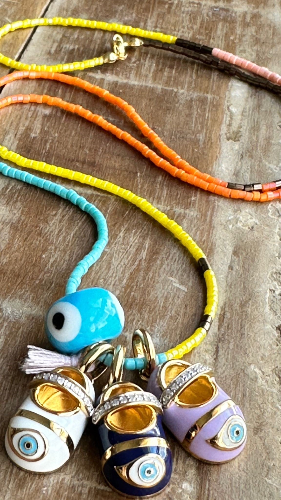 Evil eye necklace for babies on sale