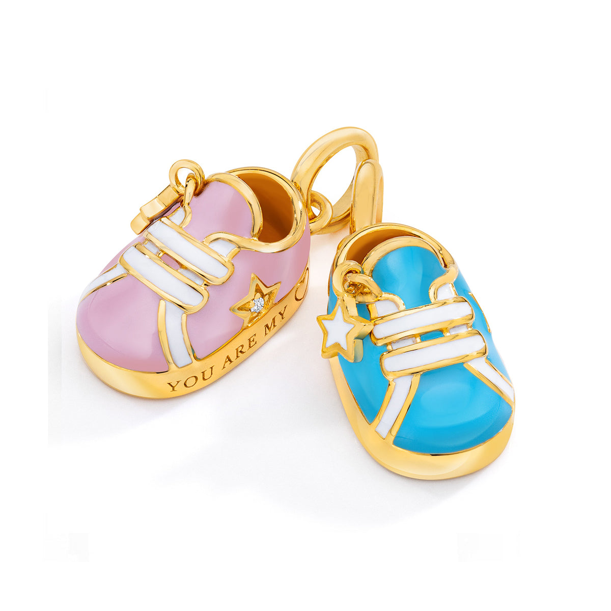 Vermeil Pink Mini Double Strap Sneaker – AB CORP