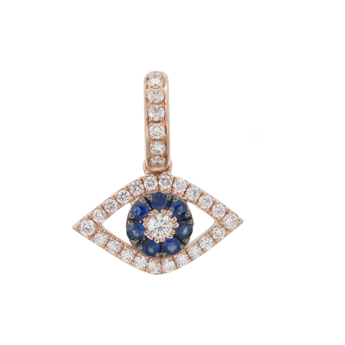 Diamond & Blue Sapphire Eye