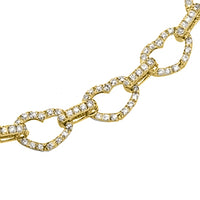 Basha Heart Shaped Full Pave Open-Link (Small)