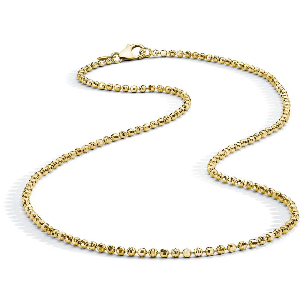 18K Faceted Chain – AB CORP