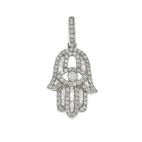 18K Baguette Diamond Charms on Diamond Bracelet - Items Sold Separately