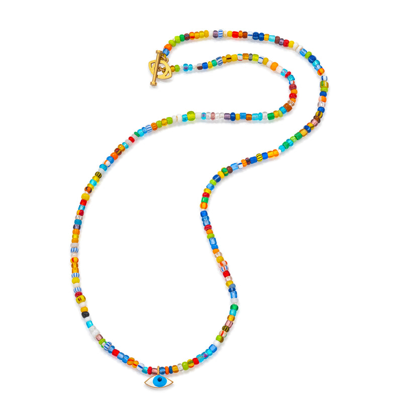 Petite Eye on Beaded Necklace - Pre Order