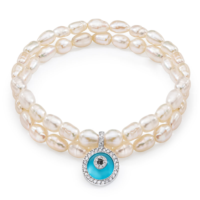 Pearl Beaded Bracelet Set - Sale